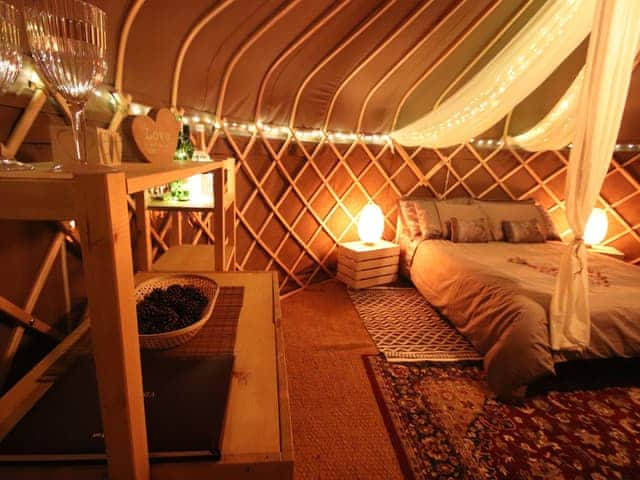 Interior | The Warren Yurt, Black Hill, near Crowborough