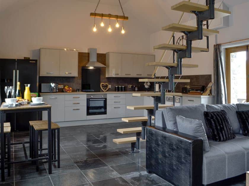 Open plan living space | Caffi Sali - Pentre Bach, Blaenpennal, Aberystwyth