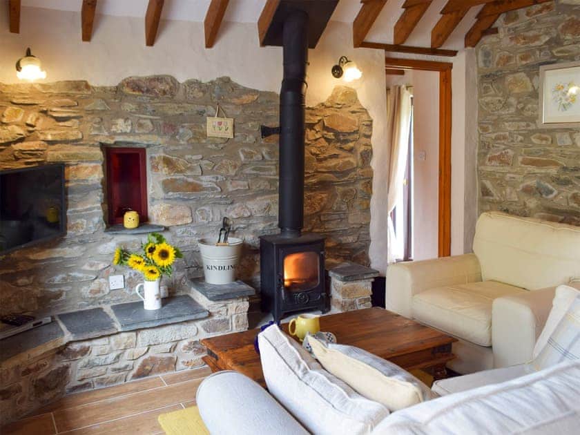 Living room/dining room | Old Chapel Cottage - Dinas Country Club, Dinas Cross, near Newport