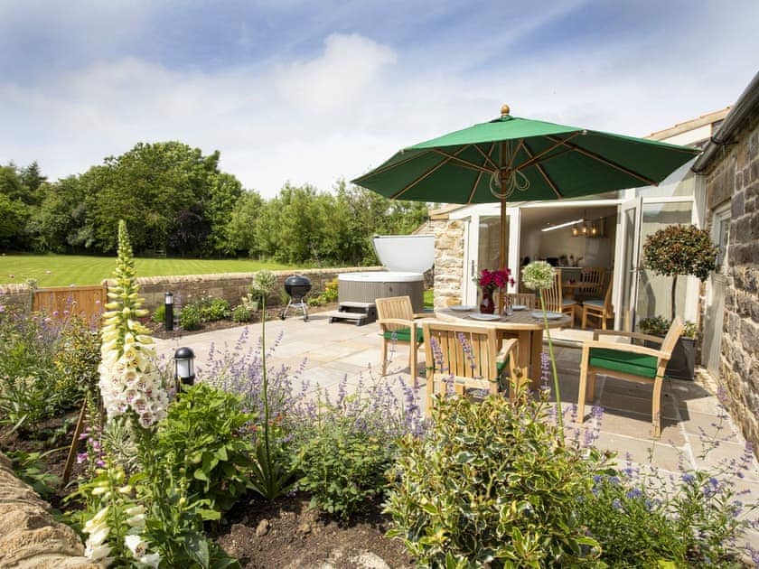 well-appointed outdoor area | Walnut Cottage, Harwood Dale, near Scarborough