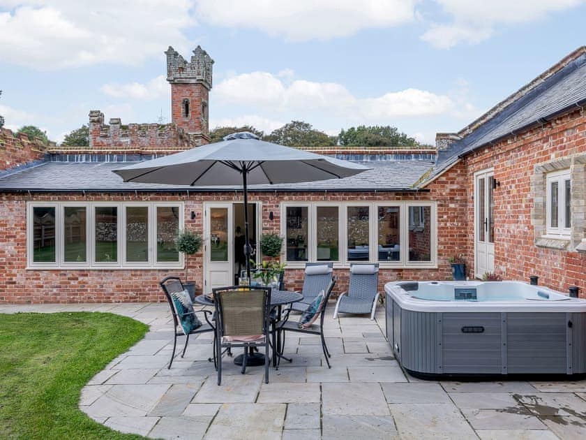 Patio | Enchanted Cottage - Salhouse Hall, Salhouse, near Norwich