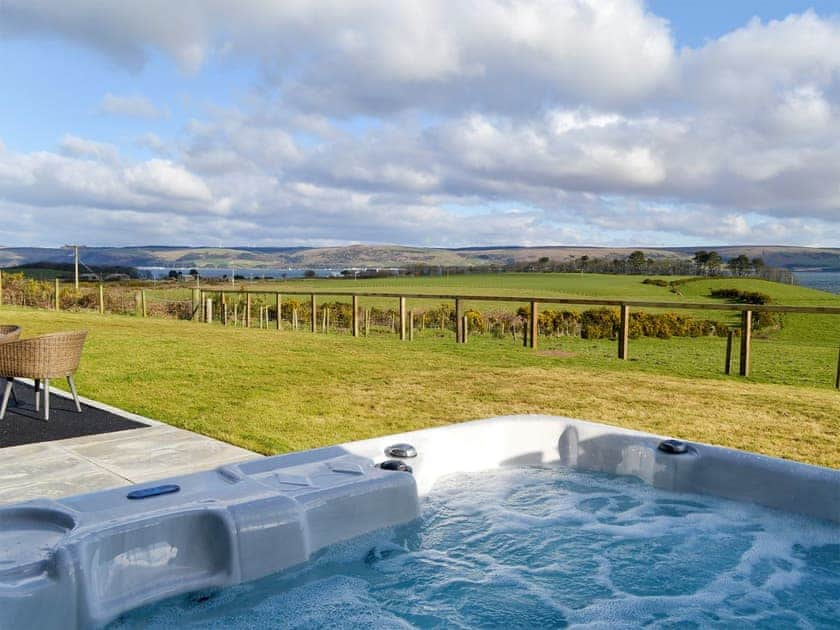 Hot tub | Dinduff Lodge - Dinduff Lodge and Quarter Acre House, Low Dinduff, near Stranraer