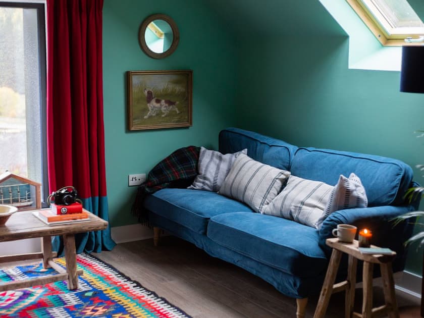 Living room | The Hayloft - Glendye Cottages and Cabins, Banchory