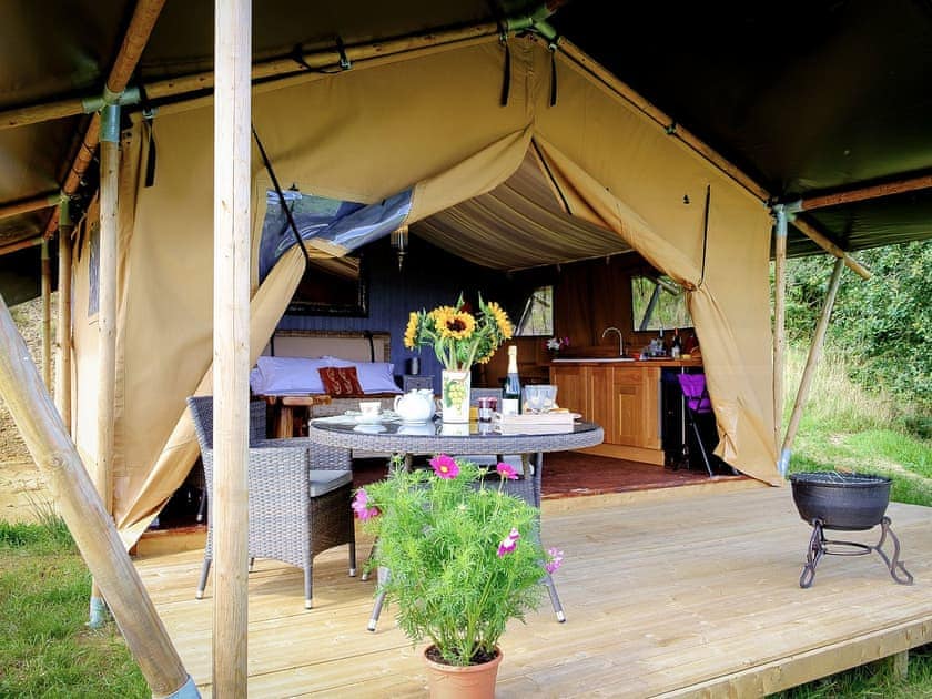 Exterior | Tent 3 Oak Apple Lodge - Manor Farm, Hooke, near Beaminster