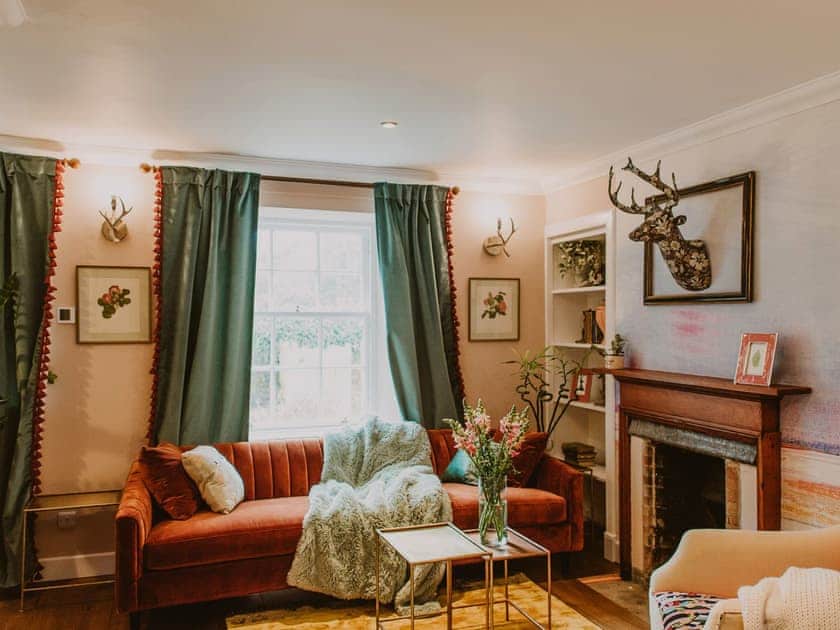 Living room | Fawn&rsquo;s Velvet - Dunskey Estate, Portpartrick, near Stranraer