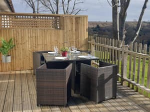 Sitting-out-area | Birch Cottage, Uckfield