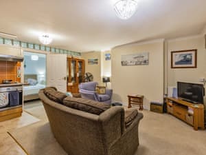 Open plan living space | The Garden Flat, Torquay