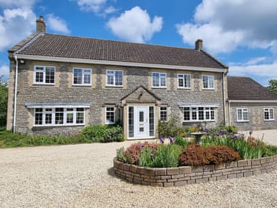 South Western elevation. Large driveway, ample parking | Crickledown, High Ham, Langport