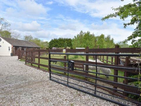 Entrance to the grounds | The Willows, Out Rawcliffe, near Fleetwood