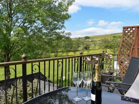 Balcony | Tilly Cottage, Blacko, near Nelson