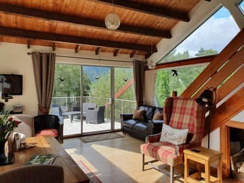 Open plan living space | Arkaig Lodge - Invergloy Riverside Lodges, Spean Bridge