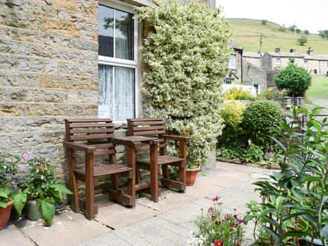 Sitting-out-area | Swaleside House, Gunnerside, near Reeth