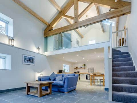 Open plan living space | Sycamore Cottage at Naze Farm - Naze Farm, Chinley