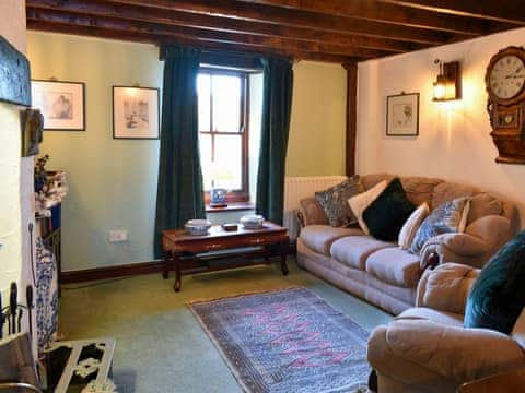 Living area with views of the beautiful hills | Robsons Cottage, Alston