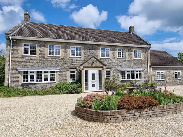 South Western elevation. Large driveway, ample parking | Crickledown, High Ham, Langport