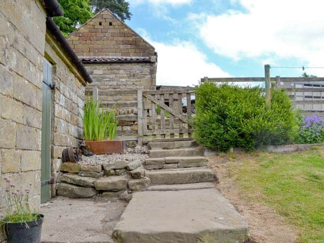 Garden | The Old Back Kitchen at Bonfield Ghyll Farm, Helmsley