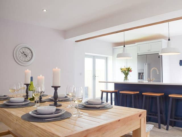 Kitchen/diner | The Dairy - Yocking Gate Holiday Accomodation, Whitchurch