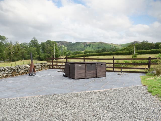 Patio | Hazelrigg Farm, Newby Bridge, near Windermere