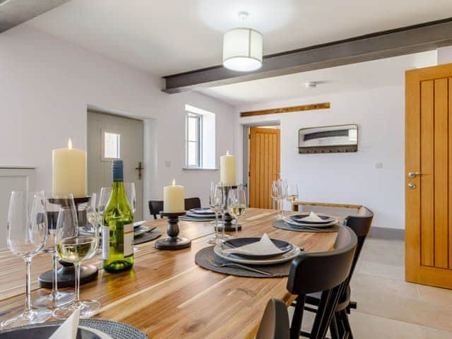 Dining room | The Hayloft - Yocking Gate Holiday Accomodation, Whitchurch