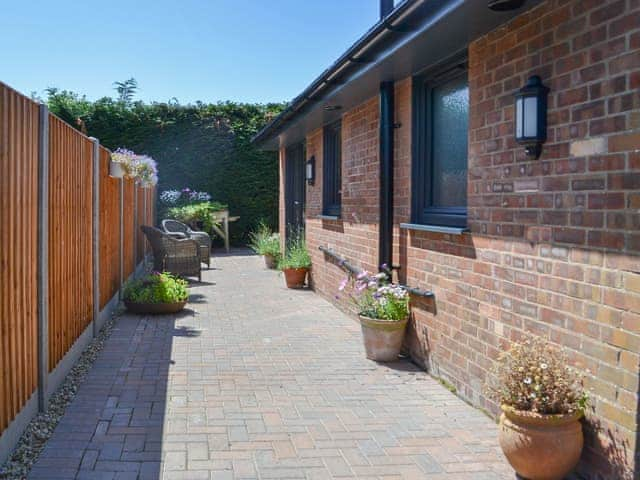 Patio | The Old Rectory Lodge - The Old Rectory, Tothill, near Louth 