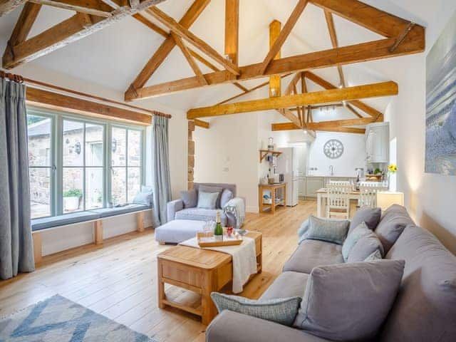 Open plan living space | The Stable - Longhoughton Hall, Longhoughton