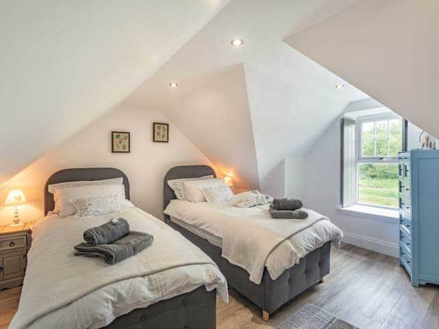 Twin bedroom | The Liddel Haven - Liddel Holiday Properties, Saughtree, near Kielder