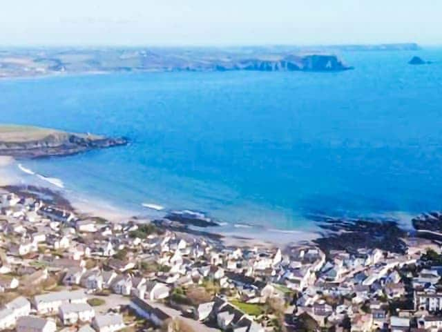 Portscatho from the air | Ketch, Portscatho