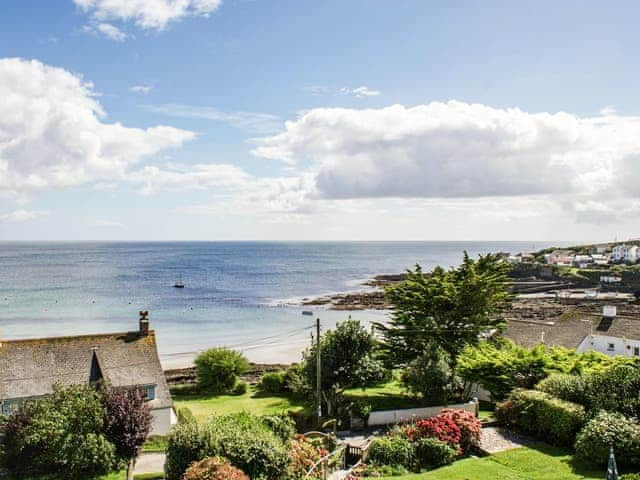 and towards the harbour | Ketch, Portscatho