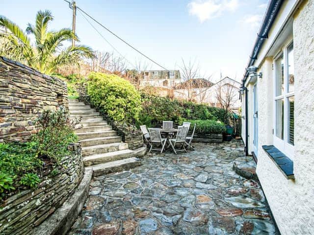 Rear patio area | Sail Loft (Marine Parade), St Mawes
