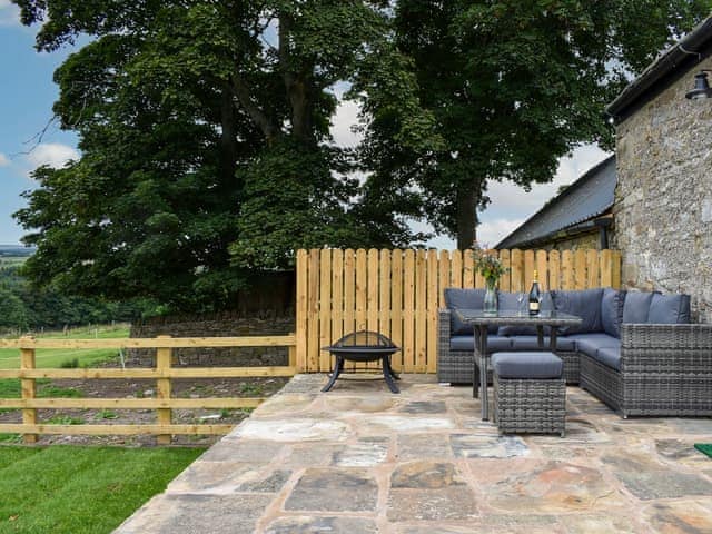 Sitting-out-area | Harsondale Bothy, Langley-On-Tyne