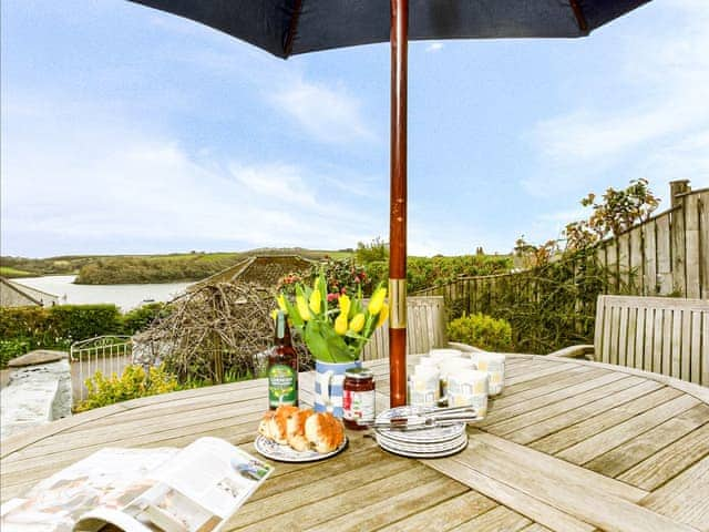 Front patio seating area | Pennygillam, St Mawes