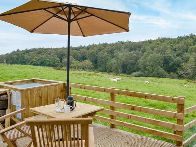 Sitting-out-area | The Old Back Kitchen at Bonfield Ghyll Farm, Helmsley