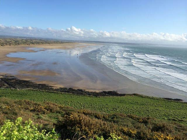 Saunton Sands, great for surfing | Lynton Cottage, Combe Martin