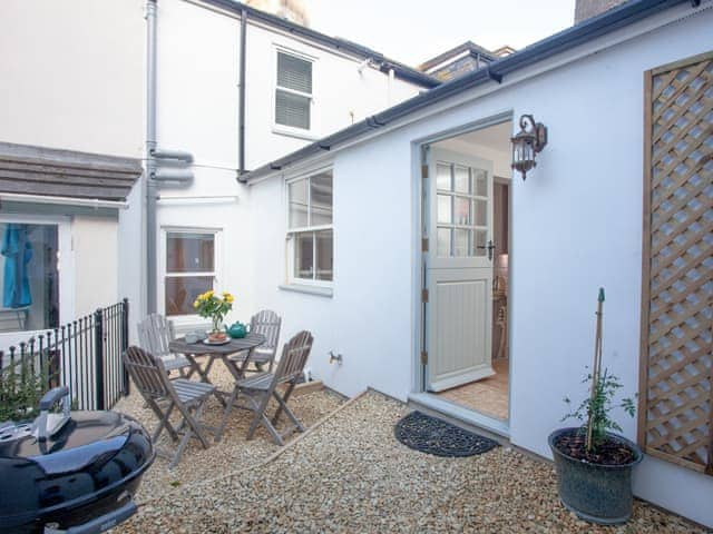 Rear patio area | The Lookout 43, Brixham