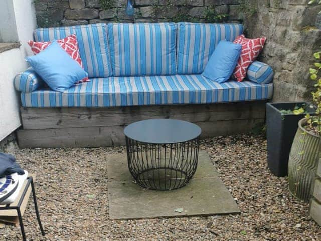 Beautiful all weather courtyard area | Easter Cottage, Bamford, near Hope Valley