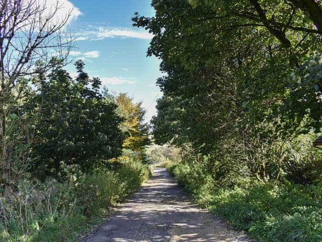 The single access track | Wesley Old Hall House, Old Clough, near Bacup