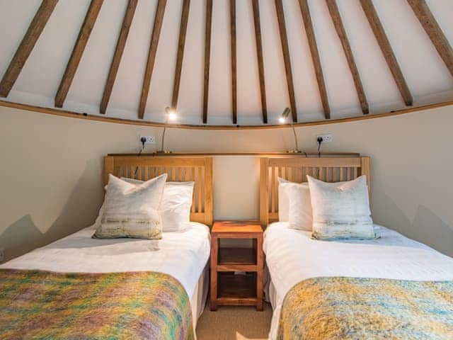 Twin bedroom | Mallingdown Farm, Piltdown