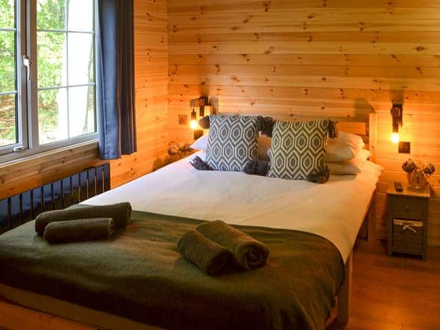 Double bedroom | Hazon Burn Lodges- Hazon Burn Luxury Lodge - Hazon Burn Lodges, Swarland, near Warkworth