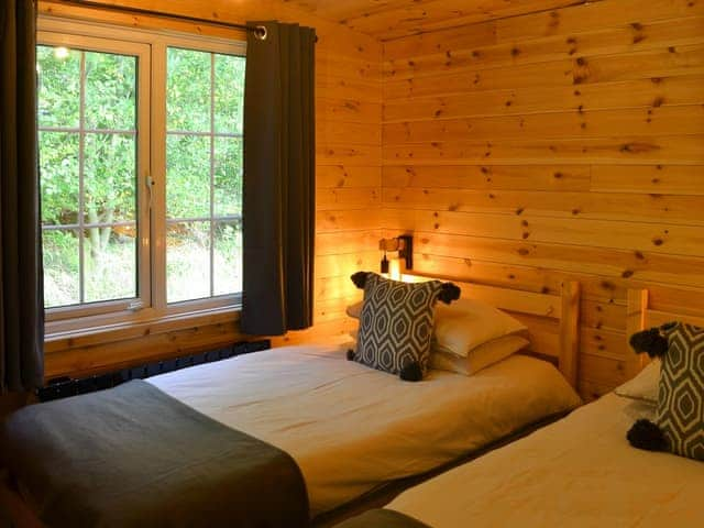 Twin bedroom | Hazon Burn Lodges- Hazon Burn Luxury Lodge - Hazon Burn Lodges, Swarland, near Warkworth