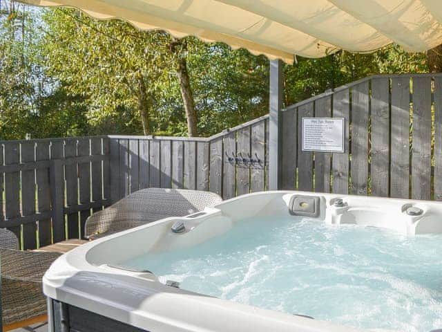 Hot tub | Hazon Burn Lodges- Hazon Burn Luxury Lodge - Hazon Burn Lodges, Swarland, near Warkworth