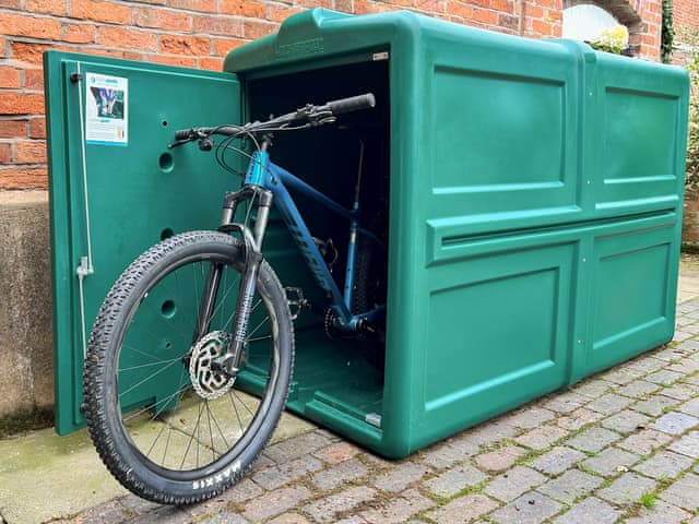 Bike storage for 2 large or 4 small bikes. Bring your owner locks | Hillside Cottage, Audlem, near Nantwich