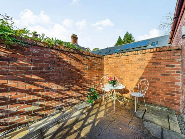 Sitting-out-area | Mereside Farm-The Old Dairy - Mereside Farm, Ellesmere