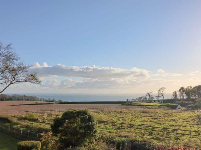 View | Sea View Lodge, Rousdon, near Lyme Regis