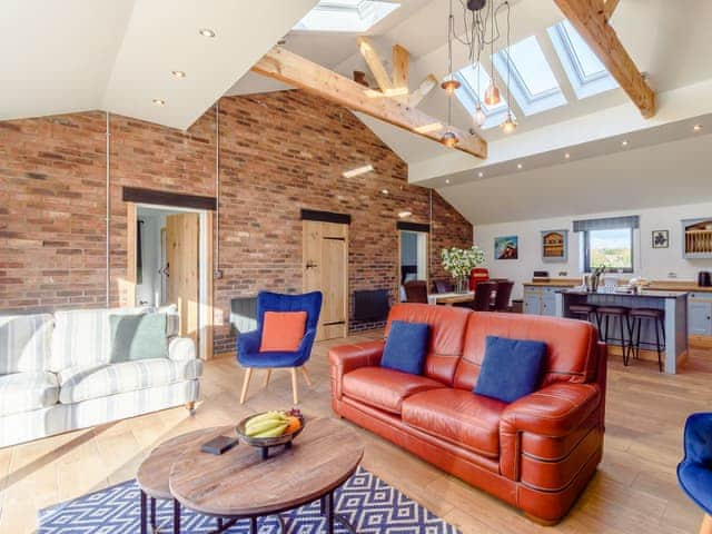 Open plan living space | Mill Barn - Low Mill Farm Cottages, East Ayton near Scarborough