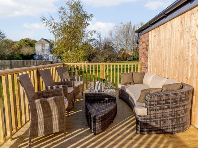 Decking | Mill Barn - Low Mill Farm Cottages, East Ayton near Scarborough