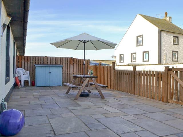 Outdoor area | Porthole Cottage, Allonby, near Maryport