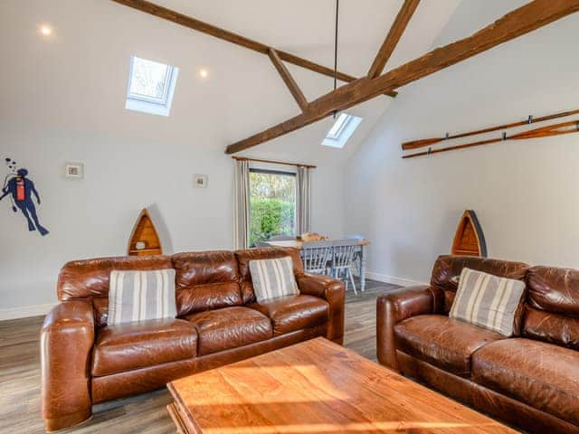 Living area | The Long Barn - Brick Kiln Barn Retreats, Dilham, near North Walsham