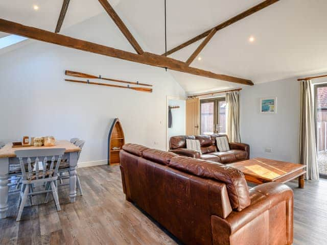 Living area | The Long Barn - Brick Kiln Barn Retreats, Dilham, near North Walsham