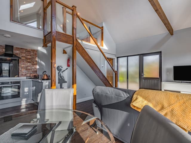 Open plan living space | Wheelwrights - Brick Kiln Barn Retreats, Dilham, near North Walsham