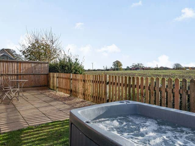 Hot tub | Wheelwrights - Brick Kiln Barn Retreats, Dilham, near North Walsham